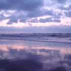 Abenddämmerung am Strand von Kijkduin (Den Haag)