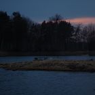 Abenddämmerung am Teich