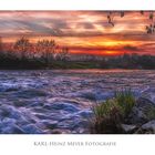 Abenddämmerung am Wasserfall