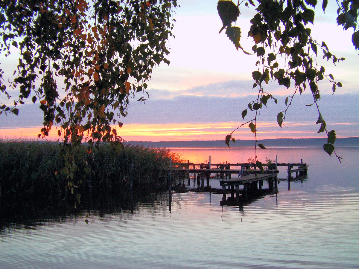 Abenddämmerung am Zierker See