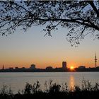 Abenddämmerung an der Alster 10-2011