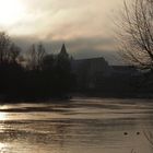 Abenddämmerung an der Donau