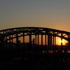 Abenddämmerung an der Hackerbrücke