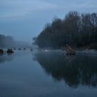 Abenddämmerung an der Isar