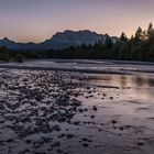 Abenddämmerung an der Isar