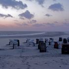 Abenddämmerung an der Nordsee/Borkum