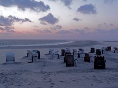 Abenddämmerung an der Nordsee/Borkum