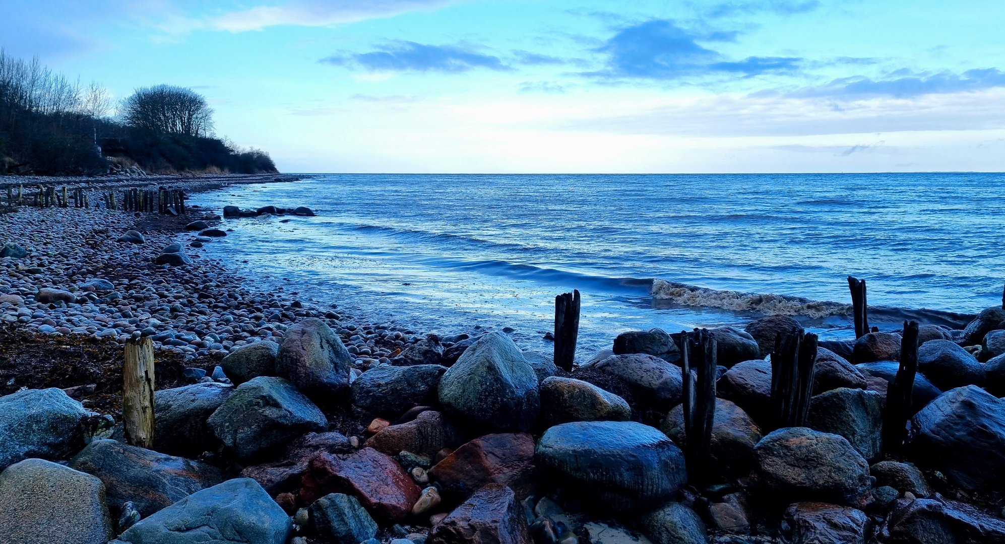 Abenddämmerung an der Ostsee