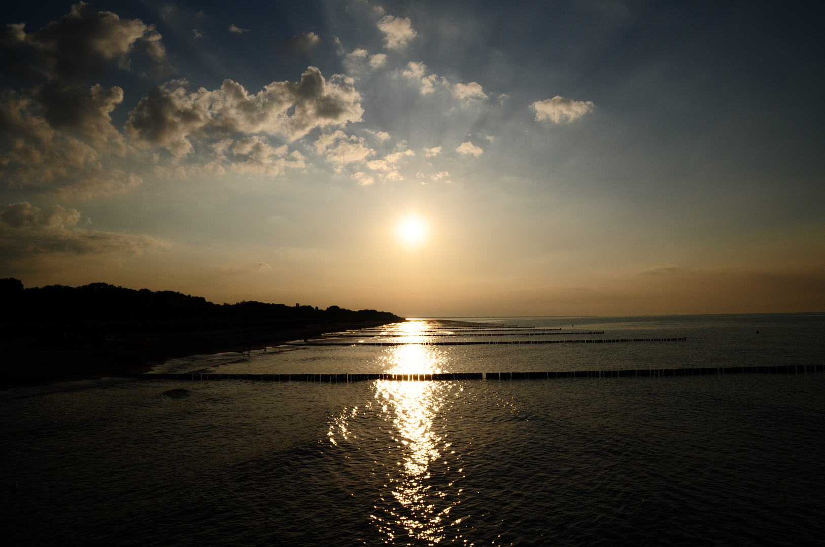 Abenddämmerung an der Ostsee