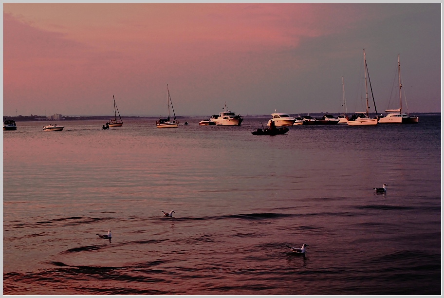 Abenddämmerung an der Ostsee