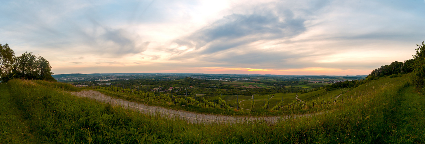 Abenddämmerung auf dem Korber Kopf