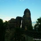 Abenddämmerung auf der Bastei