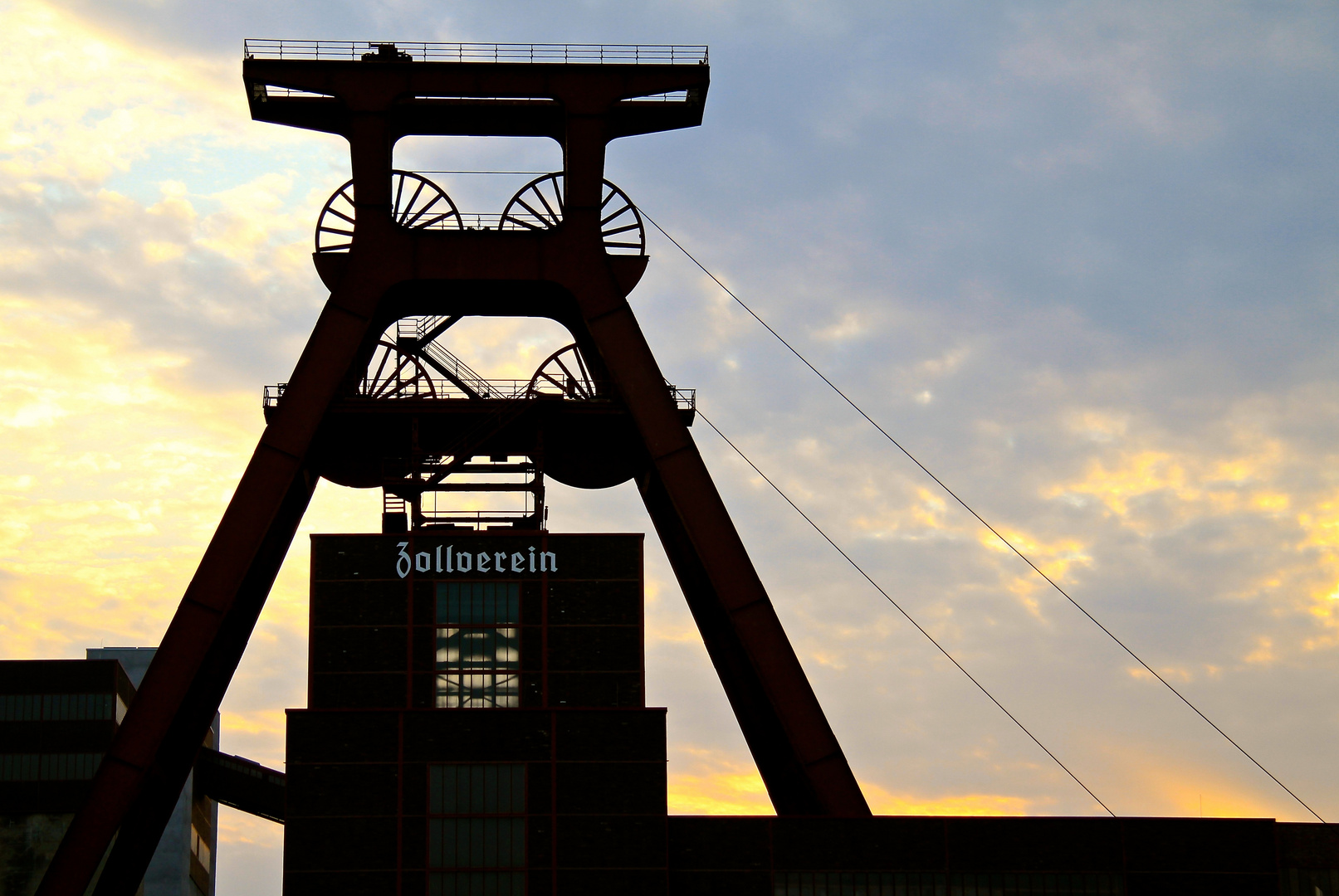 Abenddämmerung auf Zeche Zollverein