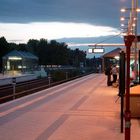 Abenddämmerung bei der S-Bahn