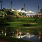 Abenddämmerung im Olympiapark