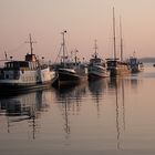 Abenddämmerung im Sassnitzer Hafen