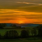 Abenddämmerung im vorderen Bayerwald