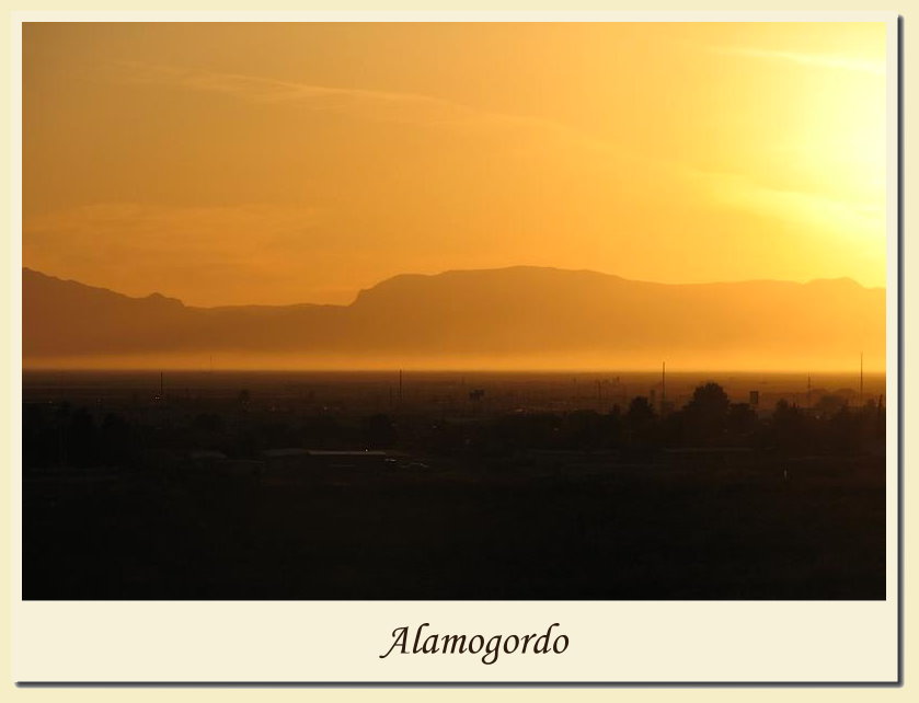 Abenddämmerung in Alamo...