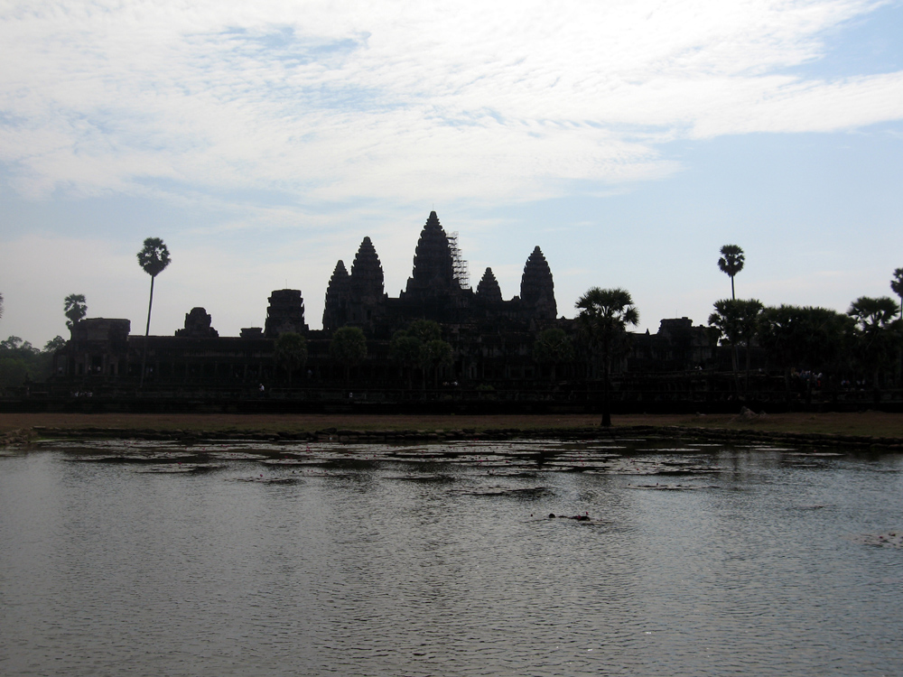 Abenddämmerung in Angkor Wat