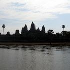 Abenddämmerung in Angkor Wat