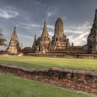 Abenddämmerung in Ayutthaya