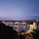 Abenddämmerung in Budapest