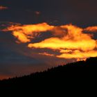 Abenddämmerung in den Bergen