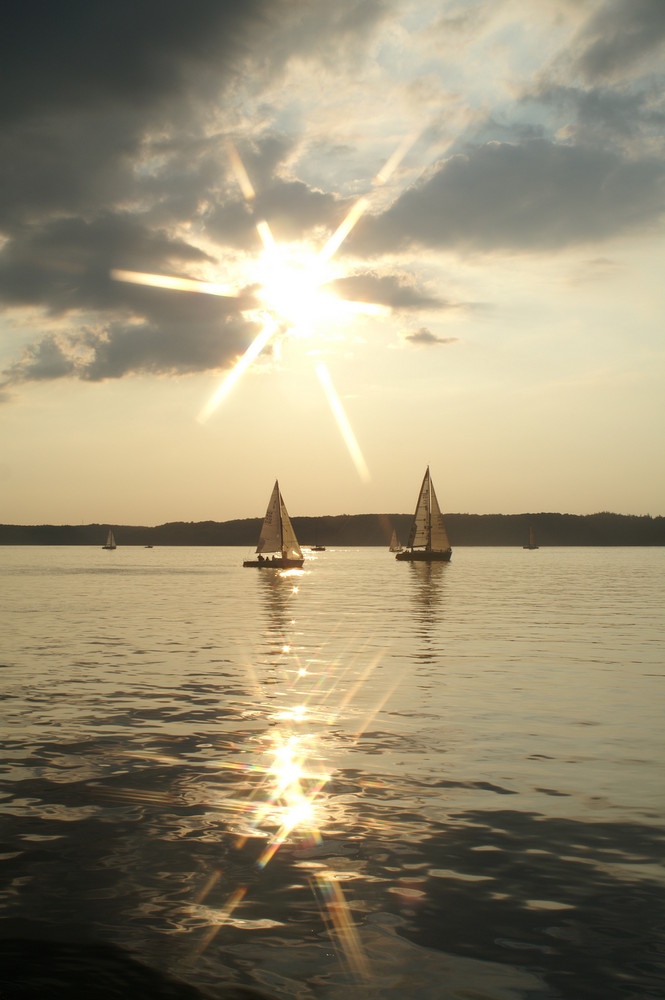 Abenddämmerung in der Förde