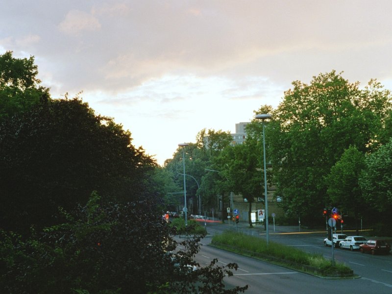 Abenddämmerung in der Stadt