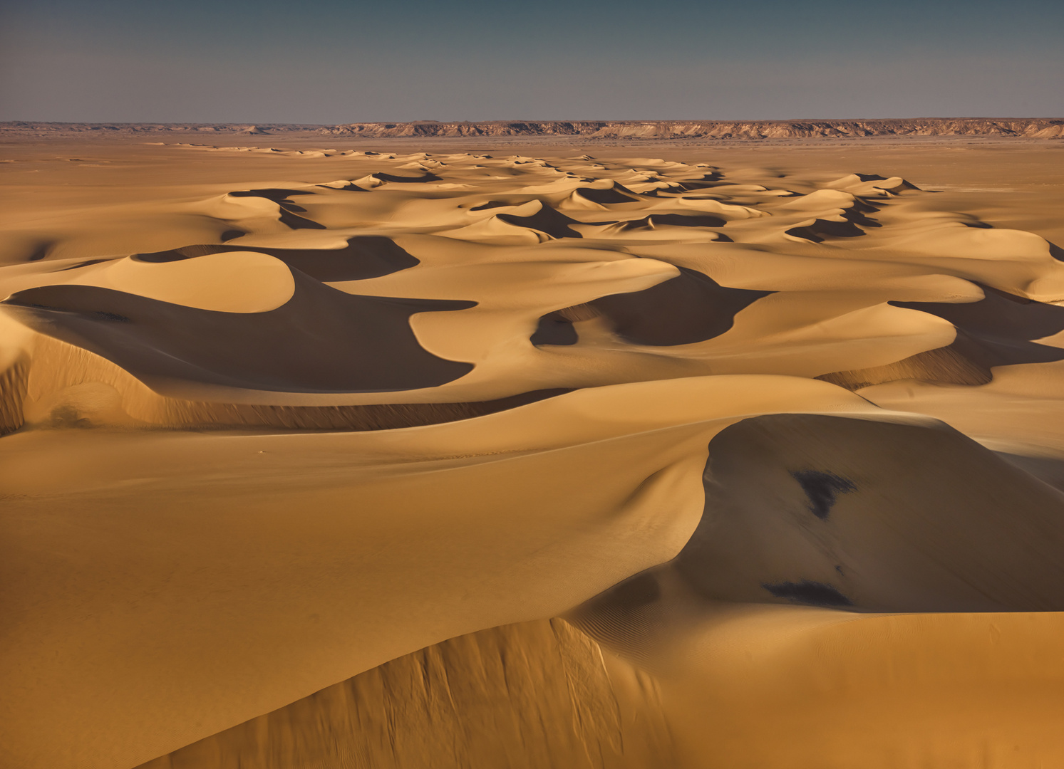 Abenddämmerung in der Wüste