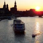 Abenddämmerung in Dresden