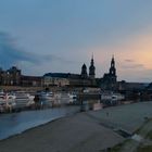 Abenddämmerung in Dresden