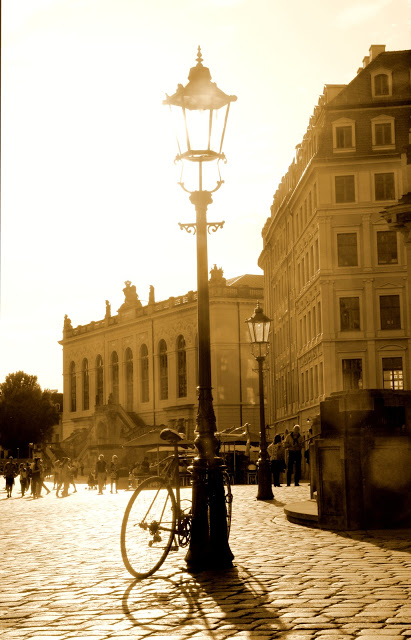 Abenddämmerung in Dresden