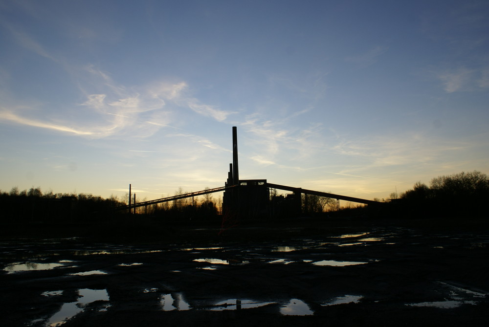 Abenddämmerung in Essen