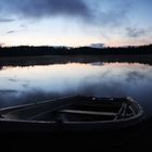 Abenddämmerung in Gislaved, Schweden