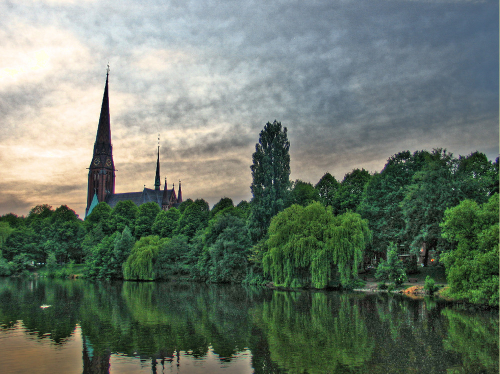 Abenddämmerung in Hamburg - HDR