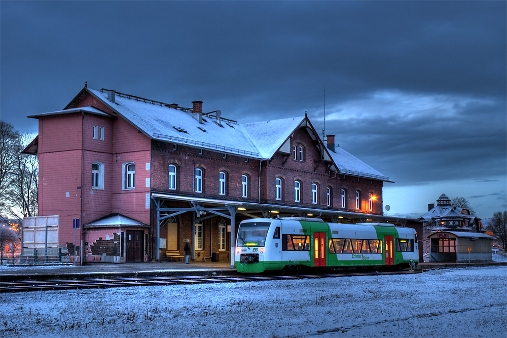 Abenddämmerung in Ilmenau