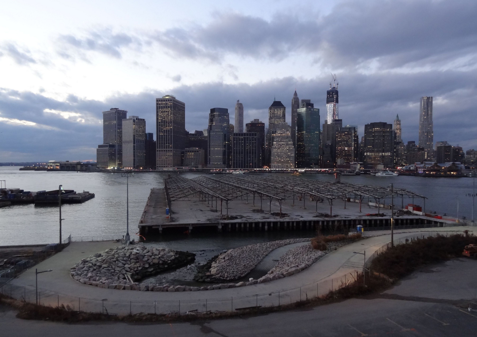 Abenddämmerung in Manhattan