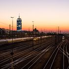 Abenddämmerung in München