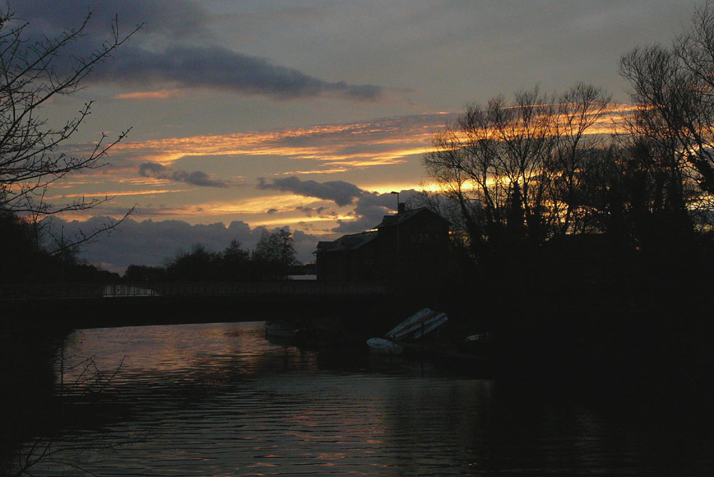 Abenddämmerung in Norden