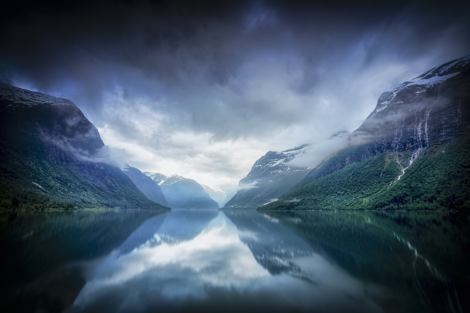 Abenddämmerung in Norwegen