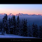 Abenddämmerung in Tirol