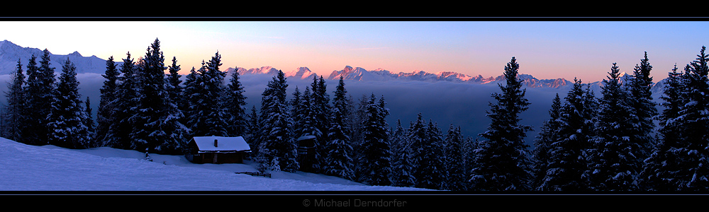 Abenddämmerung in Tirol