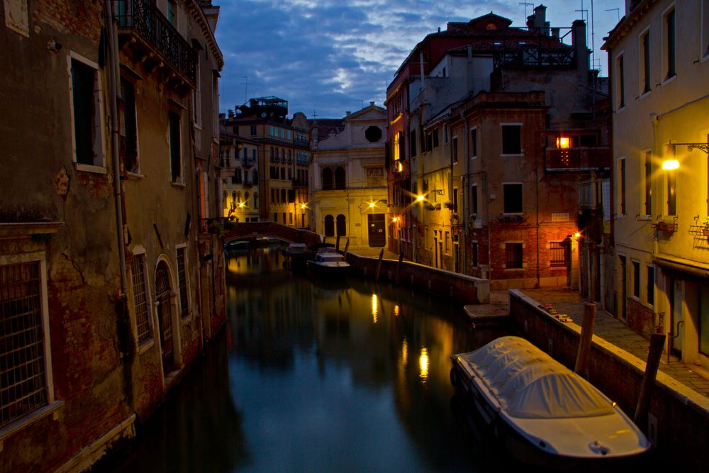 Abenddämmerung in Venedig