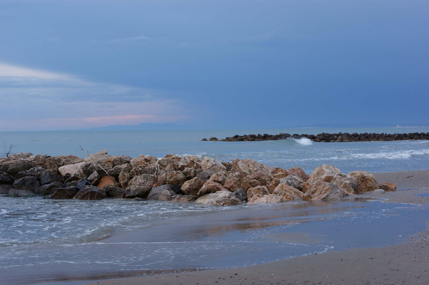 Abenddämmerung in Vias-Plage