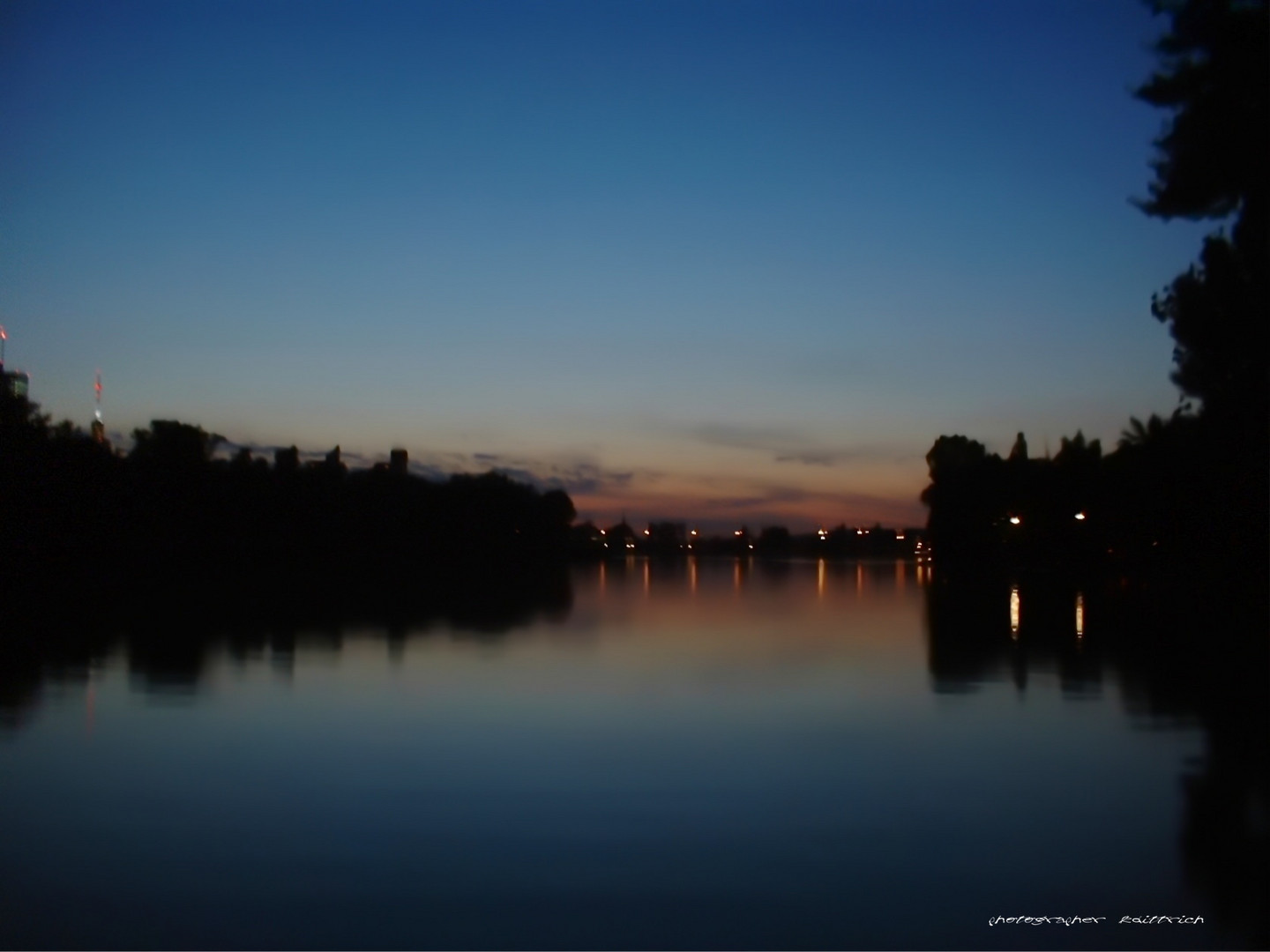 Abenddämmerung in Wien....