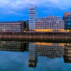 Abenddämmerung Medienhafen