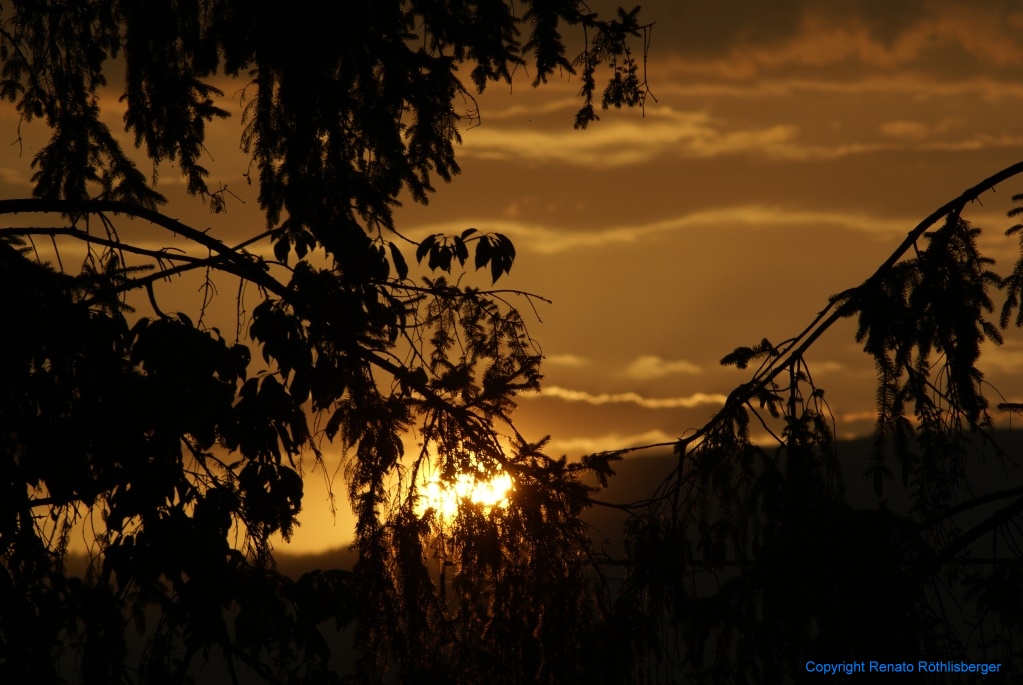 Abenddämmerung nach Gewitter