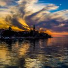 Abenddämmerung Porec (Kroatien)