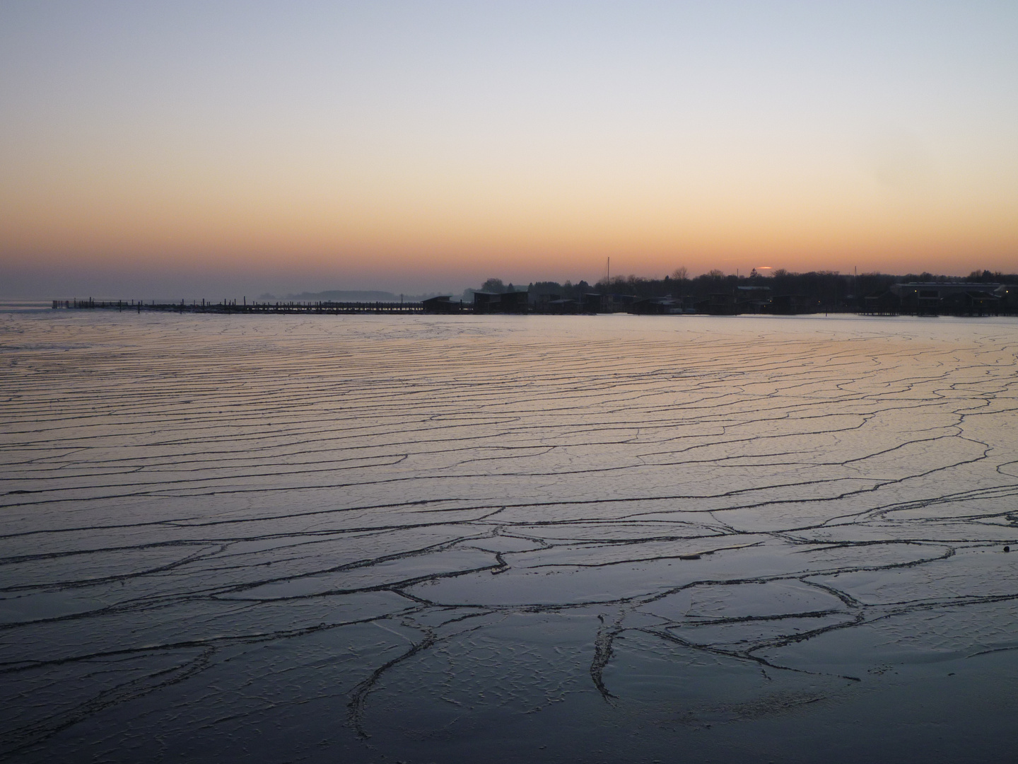 Abenddämmerung Rügischer Bodden      Dusk Rügischer Bodden